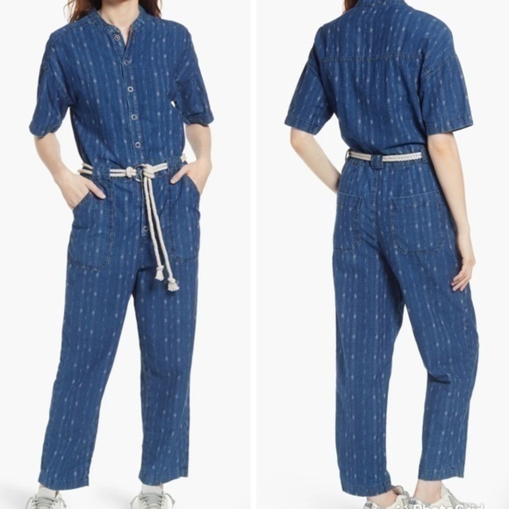 NWT Adriano Goldschmied AG Emery Denim Jumpsuit M
